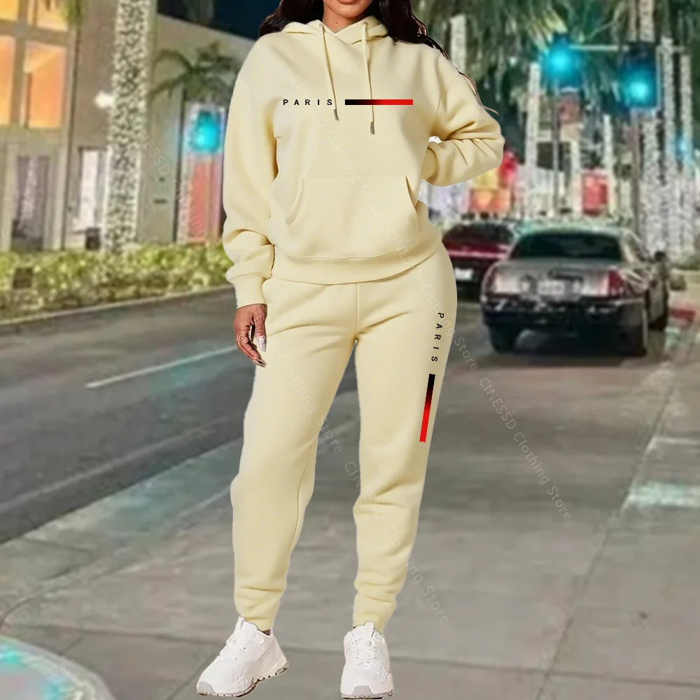 New Women's Sets Hoodie and Pa - Winter Clothing For Women ulasan dan harga