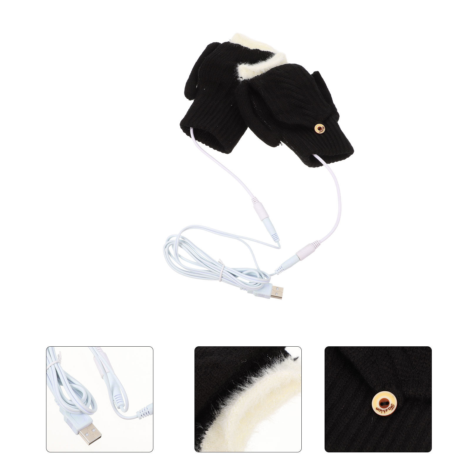 1 Set Usb Heated Gloves For Wo - Heated Gloves Electric ulasan dan harga
